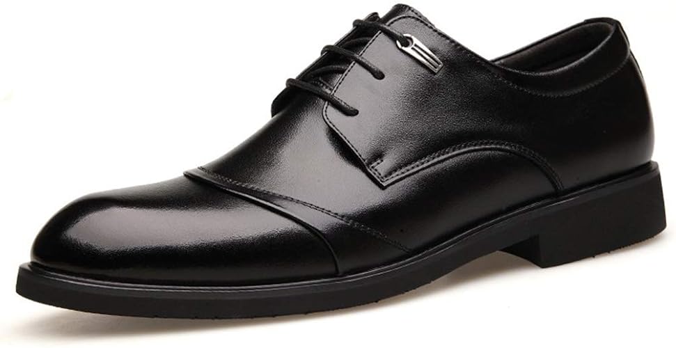 Amazon ビジネスシューズ メンズ レースアップ リーガル かっこいい 紳士靴 軽量 防水 通気性 防臭 メッシュ加工 疲れにくい 美脚 ウォーキングシューズ カジュアル 革靴 冠婚葬祭 夏 出張 通勤 両色 24cm 27cm ビジネスシューズ