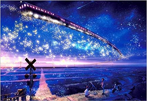 Amazon Minisan 1000ピース ジグソーパズル 星空列車 パズル 風景 Mini Puzzle 38 X 26 Cm ジグソーパズル おもちゃ