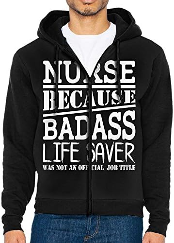 Alility Hoodie Nurse Badss Lifesaver Zip Up Raglan Hoodie Graphic Raglan Baseball Jacket Hoodie With Pocket For Men