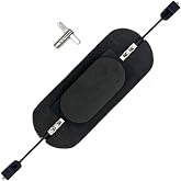 TUOREN Bass Drum Mute Pad Device with Drum Tuning Key, Kick Drum Mute Pad for Silent 18" to 26" Bass Drum, Rubber Drum Mutes Pack Kick Drum Practice Pad for Drum Muffling