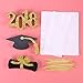 BESTONZON 48pcs Graduation Cupcake Toppers 2018 Graduation Party Decorations Cake Topper Picks Toothpick Toppers