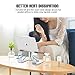 MoKo Laptop Riser Stand, Universal Detachable Portable Sturdy Aluminum Alloy Notebook PC Desk Holder, Compatible with Acer, ASUS, HP, Sony, Dell XPS, Lenovo Between 11″-15.6″, Silverthumb 4