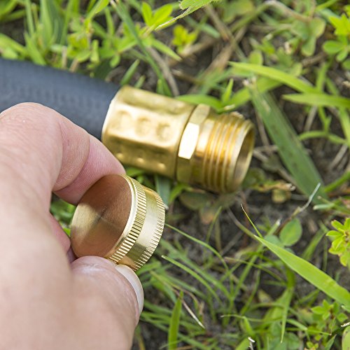 AquaPlumb 0497X10 Brass Garden Hose End Caps, Pack of 10 - Thumbnail 4