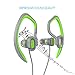 Sports Headphones Detachable Earhook Earphones with Microphone,Stereo Sweatproof Earbuds for Gym Running Workout Jogging, Wired Earphones Ear Buds for iPhone iPod Samsung (Green)