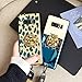 Samsung S10 Plus Bling Fur Ball Case with Ring Stand,Aulzaju Galaxy S10 Plus Luxury Shiny Marble Shockproof Hybrid Fashion Case for Samsung S10 Plus for Girls Women(samsung galaxy S10 Plus, Leopard)