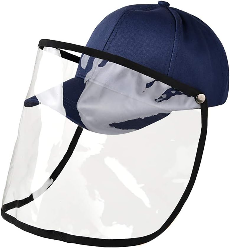 MORCHAN Multifunction Protective Hats, Anti-Spitting Face Mask Cover, Removable Baseball Cap&Mask,Saliva Isolation Cap, Adjustable Size Waterproof&Dust-proof Outdoor Sun Shade Fisherman Cap