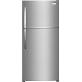 Frigidaire 30 in. 20 cu. ft. Freestanding Top Freezer Refrigerator in Stainless Steel Garage Ready