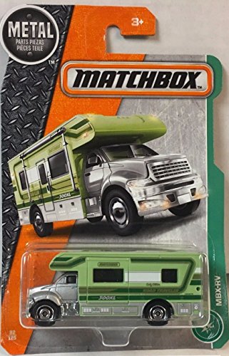 Matchbox 2017 MBX Explorers MBX-RV 82/125, Silver and Light Green