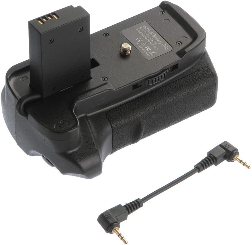 JINTU Vertical Battery Grip Camera Power Hand Grip for Canon EOS 200D