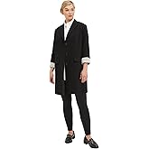 ellos Women's Plus Size Long Boyfriend Blazer Relaxed Fit Jacket Work & Casual