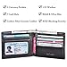 kinzd Slim Wallet with Money Clip RFID Blocking Minimalist Bifold Wallet for Men Genuine Leather Front Pocket Card Holder