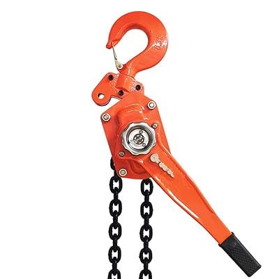 Buy Myoyay 1650lbs Capacity Manual Lever Block 20 Ft Chain Hoist 3 4 Ton Ratchet Lift With 2 Heavy Duty Hooks Steel Come Along Puller For Lifting Pulling Building Garages Warehouse Automotive Machinery