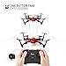 Potensic Mini Drone D10 RC Quadcopter 2.4G 6 Axis with Altitude Hold Function,360° Flip, Headless Mode for Beginners&Kids (Red)