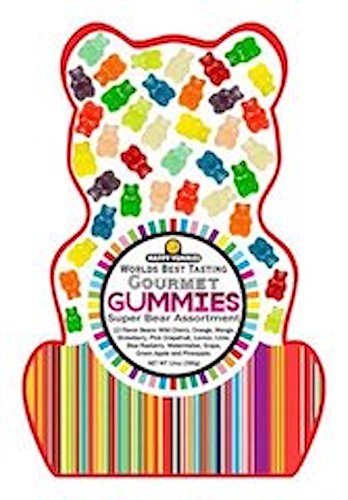 Happy Yummies Worlds Best Tasting Gourmet Gummies Super Bear Assortment 14oz (14 ounces)