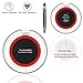 YOUSHARES Fast Wireless Charger, [Sleep-Friendly] Qi Wireless Charging Pad for All Qi Enabled Device (Quick Charge Feature for Samsung Galaxy S6 Edge Plus, Note 5), Red