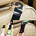 SCHITEC 4 PCS Car Seat Back Hook Auto Seat Headrest Portable Organizer Holder Hooks Grocery Shopping Bag Travel Vehicle Car Safety Hanging Hook Carrier