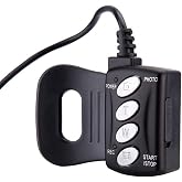 Wired LANC Remote Control for Canon VIXIA HF G70 G50 XA60 XA65 XA70 XA75 | for Canon XA50 XA55 XA40 XA45 XA30 XA35 XA20 XA25 XA11 XF705 XF605 XF405 XF400 G60 G40 G30 G26 G21 G30 G20 Camcorder &amp; More