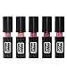 beauty my way 5 PCS MATTE LIPSTICK SET OF MUST HAVE COLORS PROFESSIONAL QUALITY WITH HIGH PIGMENT LOAD