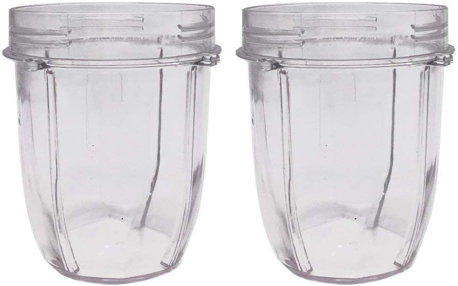 2 Replacement Parts 12oz cups For Auto-iQ Ninja cups BL2012/BL2013/BL480/BL480D/481/482/486/487/487A/488W/490/491/492/492W/640/642/642W/642Z/680A/682/NN100/NN100A/NN101/NN102 (2)