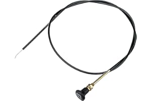 XINXINLIN 054-8017-00 Mower Choke Cable Compatible with Bad Boy Stens Mower 290-610, CZT Elite, Compact Outlaw, MZ Magnum, Maverick, Outlaw, Outlaw XP, 62" Long Mower Choke Cable, for Badboy Mower Accessories