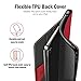 Antbox Case for iPad mini 5 2019 (5th Generation 7.9 inch) / iPad mini 4 with Built-in Pencil Holder PU Leather Smart Cover with Auto Sleep/Wake Stand Function (Red)