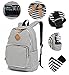 Bluboon Girls School Backpack Set Boys Students Casual Kids Travel School Bookbag Teens Girls Schoolbag (Black White Stripe)