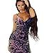 YOLI Womens Sexy Sequin Glitter Bodycon Dress V Neck Backless Stretchy Mini Dresses Clubwear
