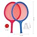 Badminton Racket Set for Kids, Toddlers with 2 Paddles, Ball and Birdie - Junior Kindergarten Student Outdoor Sports Tennis Racquet Play Game Beach Toys (2 Pack)