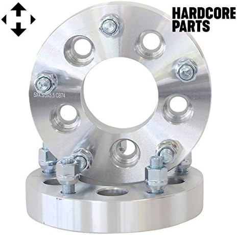 2pc | 2.5" (1.25") | 5x4.5 to 5x5.5 Wheel Adapters JEEP CJ wheels on Wrangler - SmartPartsCo