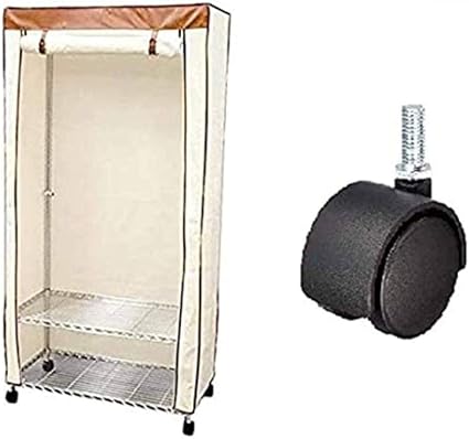 Amazon 本体 パーツセット メタルラックワードローブカバー 幅91 奥行46 高さ174 Mr 90cv キャスター 4個入り ポール径25mm Mr 45c ワードローブ オンライン通販