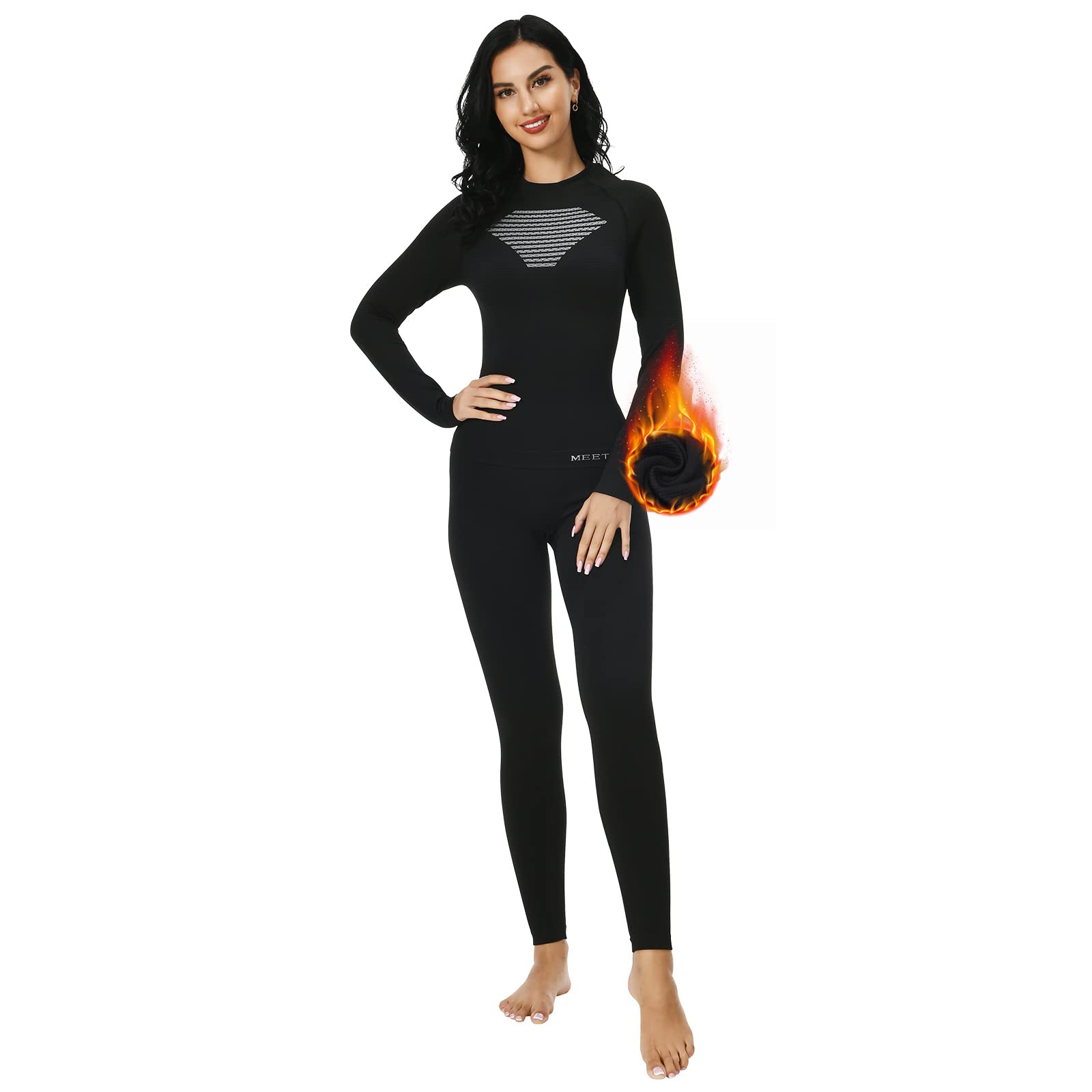 MEETWEE Women's Classic, Black, X-Large
