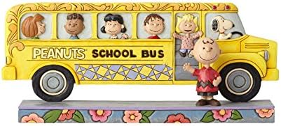 Peanuts スヌーピー 70周年記念 スヌーピー ピーナッツ スクールバス Jim Shore フィギュア 人形 Lovinghh Com