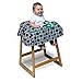 Boppy Shopping Cart and Restaurant High Chair Cover, City Squares Black and White