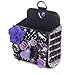 Car Vent Cell Phone Holder, Mini-Factory Bling Crystal Diamond Pocket Organizer Leather Pouch Bag Storage for Cell Phones, Sun Glasses and Other Small Items - Purple