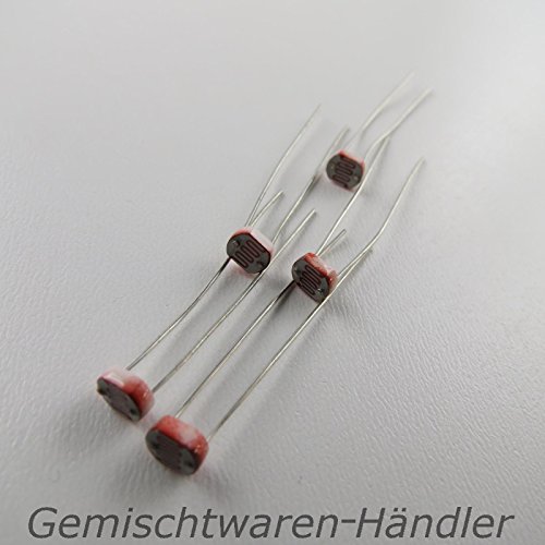 TNE oder Unbekannt 5 x Photo Resistor 5mm 100K - 10M GL5549 LDR Photocell Photoresistors