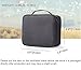 Lmeison Makeup Train Case, Travel Makeup Bag with Adjustable Dividers, 9.6'' Portable Cosmetic Storage Bag for Makeup Brush Set, Jewelry, Toiletry and Digital Accessories