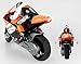 Top Race 4 Channel RC Remote Control Motorcycle Goes on 2 Wheels with Built in Gyroscope, 1:20 Scale … (Orange)