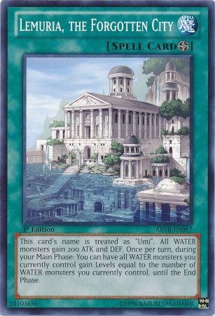 Yu-Gi-Oh! - Lemuria, the Forgotten City (ABYR-EN057) - Abyss Rising - 1st Edition - Common