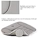 RaoRanDang Car Seat Cushion Pad for Driving Seat Cushions for Office Chairs/Truck Memory Foam Seat Cushion Comfortable and Durable, Gray