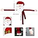 OurWarm Large Santa Christmas Tree Topper for Christmas Tree Decorations