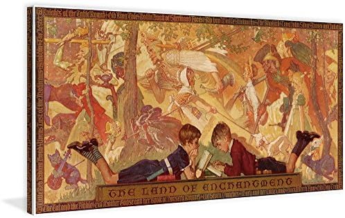 Marmont Hill Norman Rockwell Prints on Canvas "Land of Enchantment" Art Print, 24 by 12"
