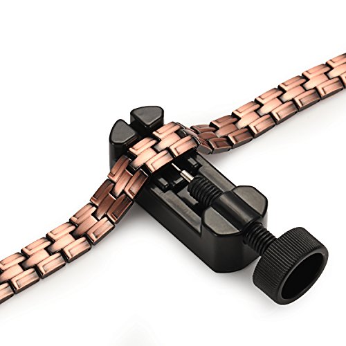 Rainso Elegant Pure Copper Magnetic Therapy Bracelet Bangle Pain Relief for Arthritis Wristband Adjustable (Copper Bracelet)