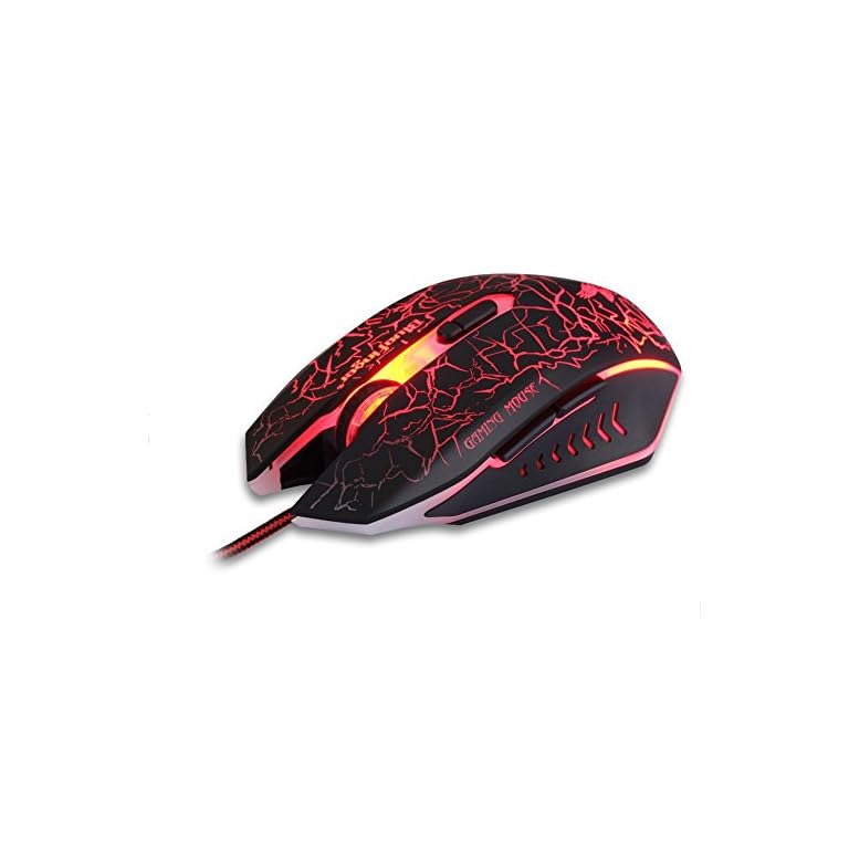 BlueFinger Adjustable DPI Gaming Mouse-BlueFingerÃ Â® USB Wired 4Color