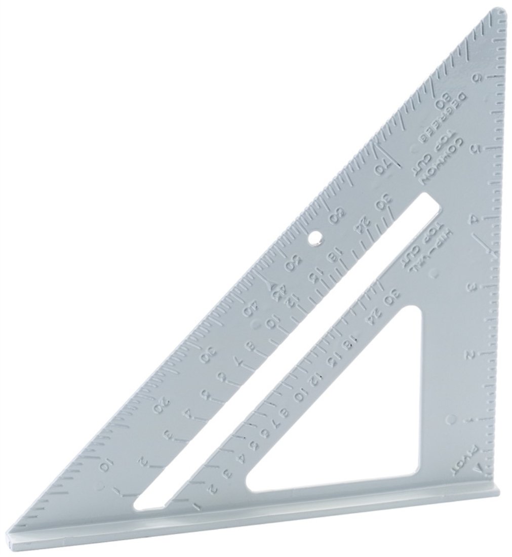 Draper 89762 178 mm x 180 mm Roofing Square,Silver