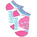 DreamWorks Trolls Movie Girls Big Kid 6 pack Socks (6-8 Girls (Shoe: 10.5-4), Fuzzy Trolls White)