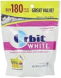 Orbit Chewing Gum White Bubblemint, 180-Count 8.8oz