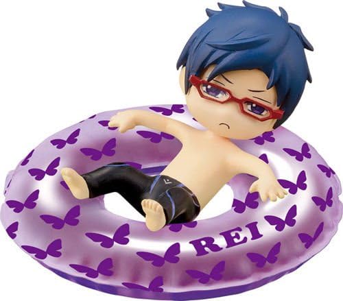 ChronoRunner Free! - Iwatobi Swim Club 2'' Rei Innertube Bath Trading Figure New