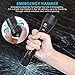 NBhongfu Portable Rechargeable Handheld LED Flashlight - 500 Lumens Ultra Bright, 7 Inches Long, Zoomable Military Grade Tactical Flashlight with 5 Light Modes, Outdoor Water Resistant Torch