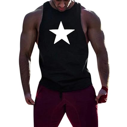 Innerternet Herren Tank Top Fitness Muskeldruck Ärmelloses Bodybuilding Dicht trocknende Weste Tops Blusen Helm Muskelshirt A