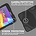 Samsung Galaxy Tab A 7.0 Case (SM-T280),3in1 Heavy Duty Shockproof Armor Hybrid High Impact Resistant Defender Full Body Protective Cover with Built-in Screen Protector and Kickstand (Black)